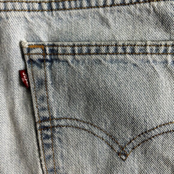 Levi's 505‎ Men's Sz 36x30 Blue Regular Fit Straight Leg 100% Cotton Denim Jeans - Picture 16 of 16
